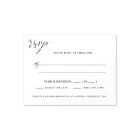 Classic Cursive - RSVP Card (A2)