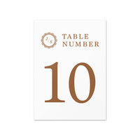 Lace Monogram - Table Numbers