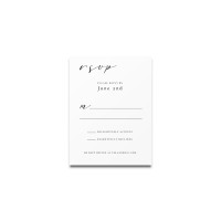 Simple Script - RSVP Card (A2)