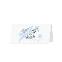 FLOURISH - Custom Folded Place Cards (25 Pack)