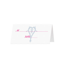 HEARTS - Blank Folded Place Cards (25 Pack)