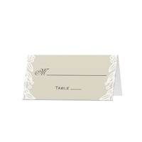 Golden Vines - Blank Folded Place Cards (25 Pack)