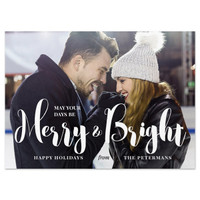 Merry and Bright - Holiday Card