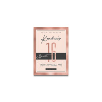 Sweet Sixteen - Invitation Card (3.75"x5.25")