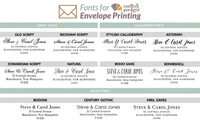 Full Guest Address Envelope Printing - ADD ON