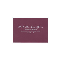 RSVP Address White Ink Envelope Printing - ADD ON