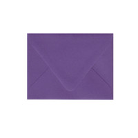 Imperfect A2 Euro Flap Purple Envelope - Size Variation