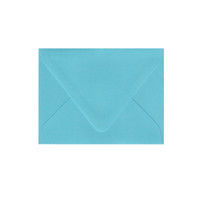 Imperfect A2 Euro Flap Turquoise Envelope - Size Variation