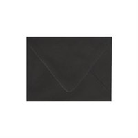 Ultra Black - Imperfect A2 Envelope (Euro Flap)