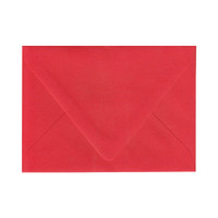 Bright Red - Imperfect A7 Envelope (Euro Flap)