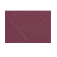 Burgundy - Imperfect A7 Envelope (Euro Flap)