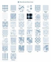 RSVP Square Flap Pattern Lined Envelope