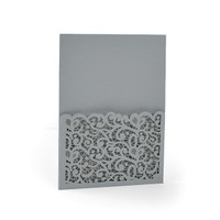 MTO Lace Laser Panel Pocket - Customer-supplied paper Gold Leaf