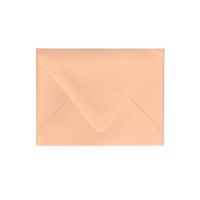 Imperfect A2 Euro Flap Peach Envelope - Adhesive Issue