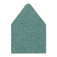 A7 Euro Flap Envelope Liners Glitter Sea Glass
