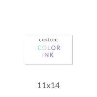 11x14 Printed Card -  Color Ink Upload Your Own Design