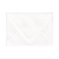 Imperfect A7 Euro Flap White Envelope - Cut Variation