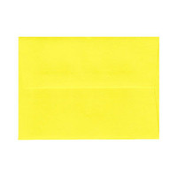 Imperfect A7 Square Flap Factory Yellow Envelope - Cut Variation