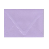 Imperfect A7 Euro Flap Lavender Envelope - Cut Variation