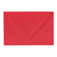 Imperfect A8 Euro Flap Bright Red Envelope - Surface Texture