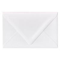 Imperfect A9 Euro Flap White Frost Envelope - Surface Texture