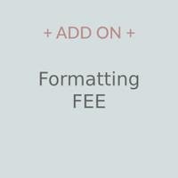 Extended Design Formatting Fee