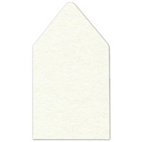 6.5 SQ Euro Flap Envelope Liners Chalk