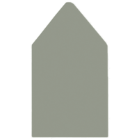 6.75 SQ Euro Flap Envelope Liners Silver Sage