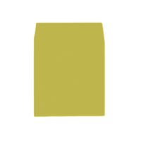 6.5 SQ Square Flap Envelope Liners Chartreuse