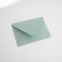 A7 Euro Flap Dusty Sage Envelope
