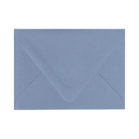 Imperfect A7 Euro Flap New Blue Envelope - Cut Variation