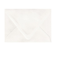 Imperfect A7.5 Euro Flap Snow White Envelope - Cut Variation