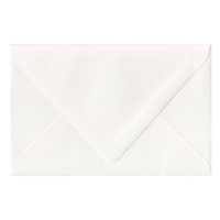 Imperfect A9 Euro Flap Snow White Envelope - Cut Variation