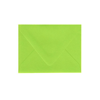 A2 Euro Flap Lime Green Envelope