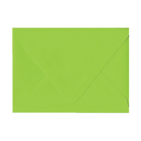 A7.5 Euro Flap Lime Green Envelope