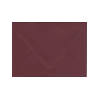 Imperfect A6 Euro Flap Claret Envelope - Surface Texture