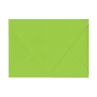 A7 Inner Ungummed Euro Flap Lime Green Envelope