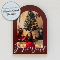 Holiday 5x7 Arch Photo Card - Upload Your Own Design