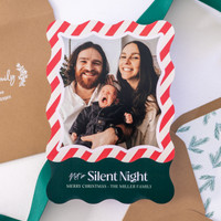 Holiday 5x7 Wave Photo Card - Upload Your Own Design