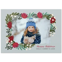 Floral - Christmas Card