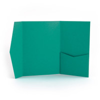 Signature A7 Pocket Invitation Island Teal