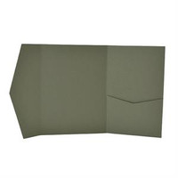 Signature Plus Pocket Invitation Mid Green