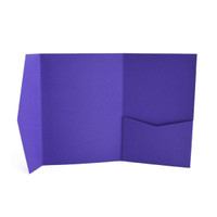 Signature Plus Pocket Invitation Purple