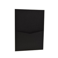 5 x 7 Panel Pockets Ebony Black