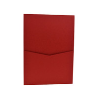 5 x 7 Panel Pockets Red