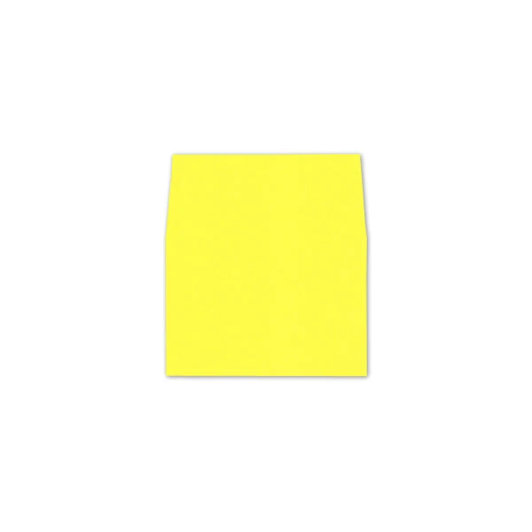 RSVP Square Flap Envelope Liners Factory Yellow - Cards & Pockets