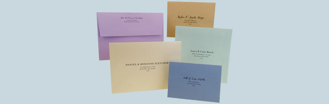 Printed Envelopes | Custom Printed Envelopes with Return Address ...