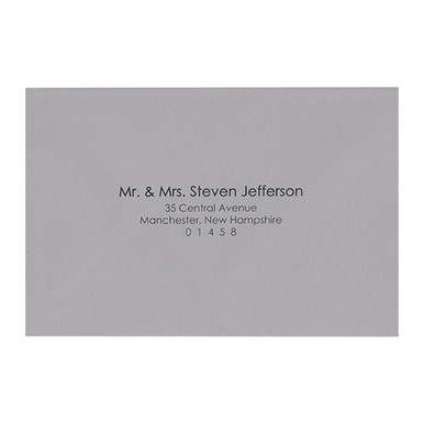 Full Guest Address Black Ink Printed A8 Euro Flap Envelopes - Cards ...