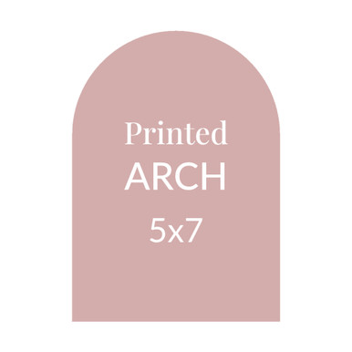 5x7 Arch - Simple Shape Card Printing - Cards & Pockets