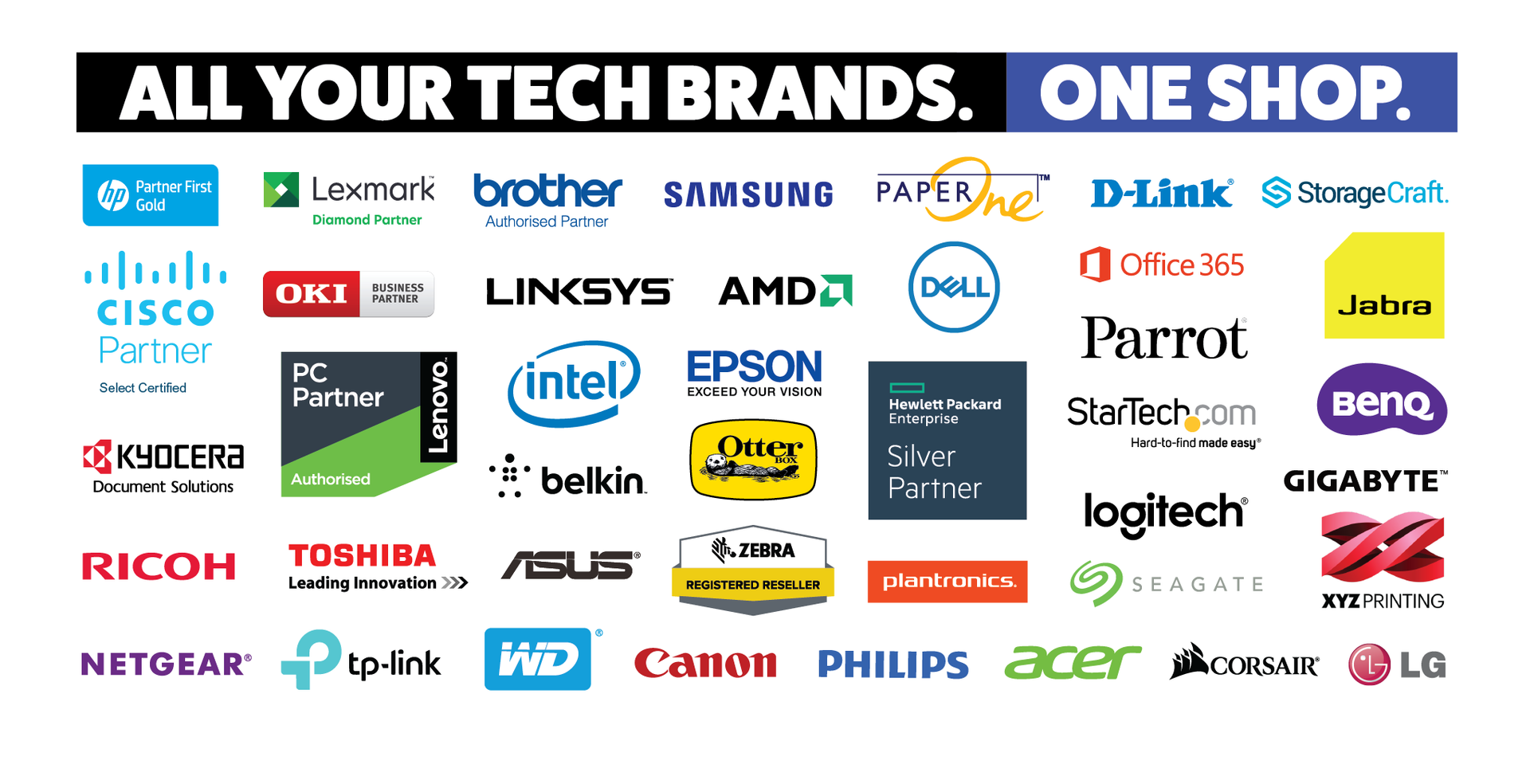 All your tech brands under one shop